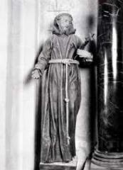 1 vue  - statue : saint François d'Assise (ouvre la visionneuse)