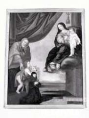 1 vue  - tableau : présentation d'une religieuse à la Vierge (ouvre la visionneuse)