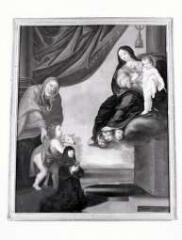 1 vue  - tableau : présentation d'une religieuse à la Vierge (ouvre la visionneuse)