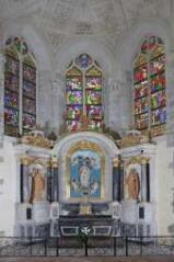 1 vue  - retable architecturé à niche Notre-Dame des Anges (ouvre la visionneuse)