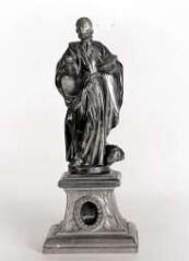 1 vue  - statue-reliquaire (statuette) : Saint Marc (ouvre la visionneuse)