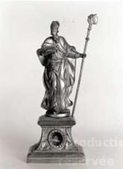 1 vue  - statue-reliquaire (statuette) : Saint Augustin (ouvre la visionneuse)