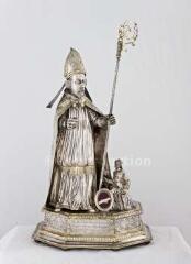 3 vues  - statue-reliquaire (statuette) : Saint Julien (ouvre la visionneuse)