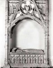 3 vues  - monument funéraire (gisant) de Béatrix de Bretagne (ouvre la visionneuse)