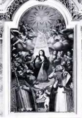 2 vues  - tableau d'autel : Mystère de la Trinité (ouvre la visionneuse)